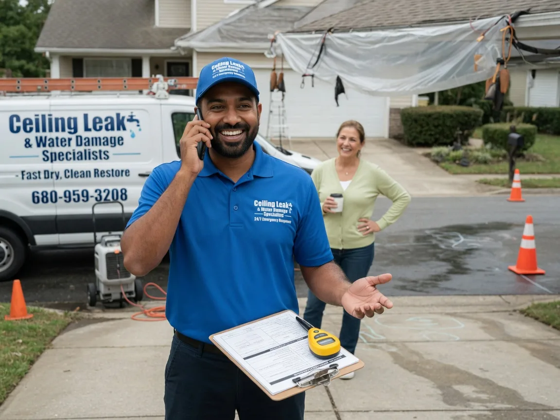 Ceiling Leak Cleanup Battery Park, VA FAQs